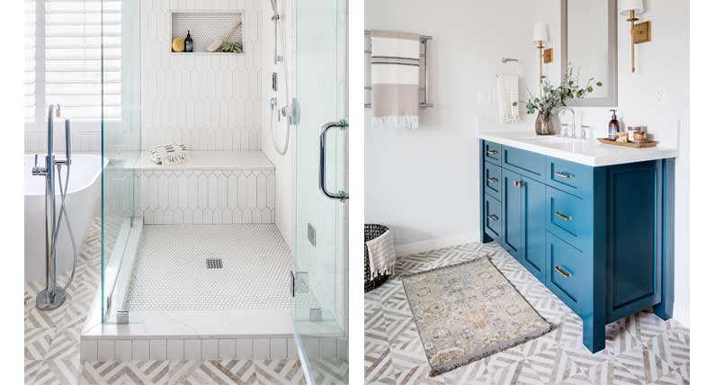 Marble Tile Shower Materials How To, Bathroom Floor Shower Tile