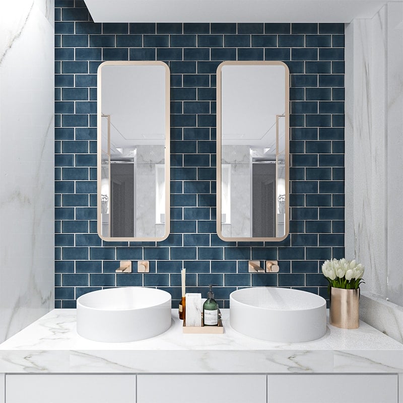 Travel Back In Time With These Deco, Decorative Bathroom Tile