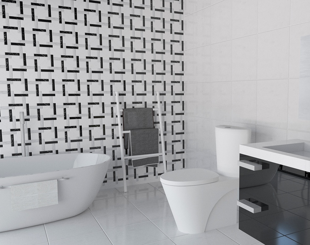 modern glamour tiles