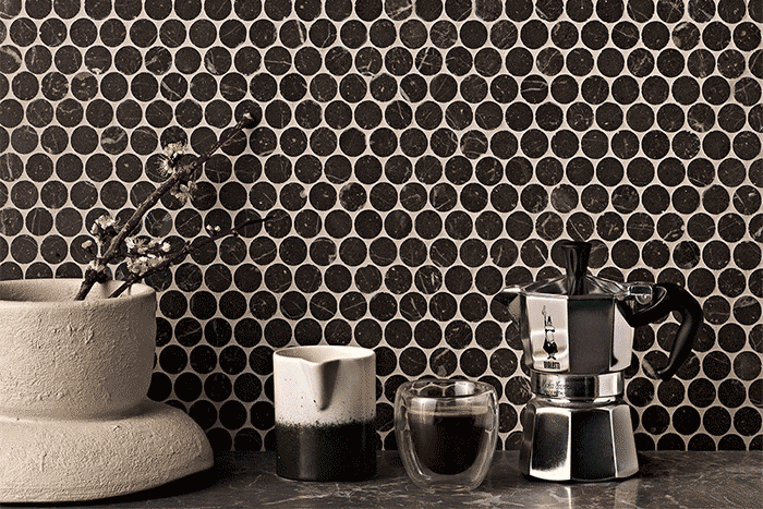 Kitchen Trend We Love: Black Tiles with Black Grout