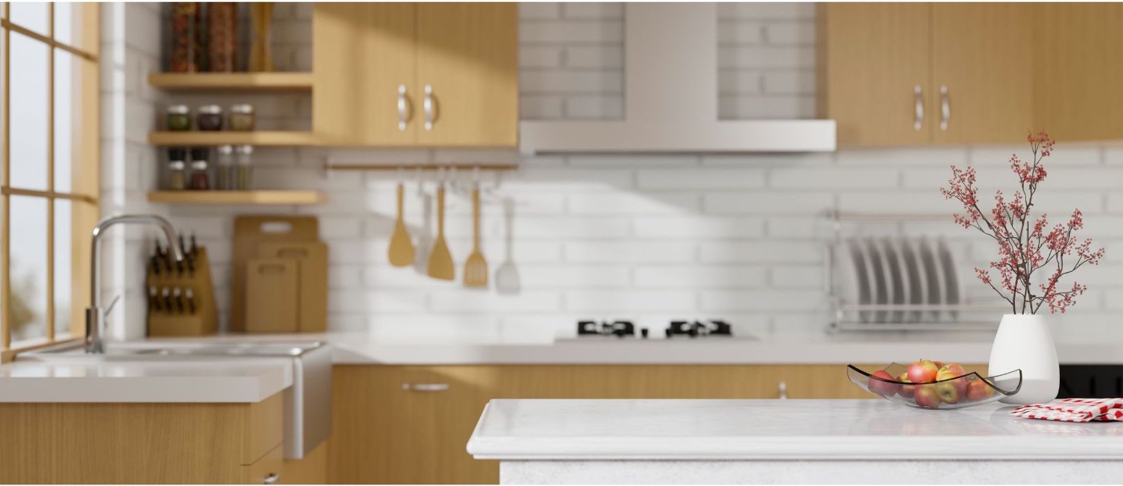 elegant kitchen color ideas with oak cabinets