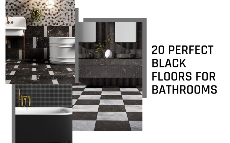 15 Chic Black Bathrooms - Black and White Decorating Ideas